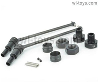 JLB Racing 11101 Parts-EA1061 CVD components, dog bone drive shaft,JLB Racing 1:10 CHEETAH RC Truck Spare Parts Replacement Accessories,11101 1:10 Scale Brushless RC Racing Car Parts